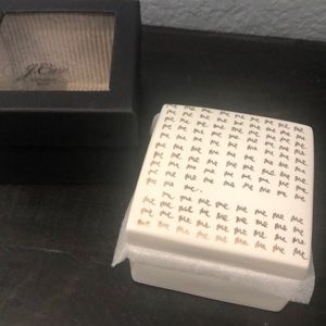 J. Crew ceramic box